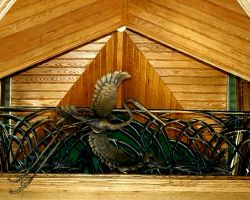 Hunting Lodge Brays Island, SC Upstairs Balcony Railing