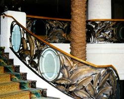 Loews Miami South Beach Hotel Main Lobby Stairway Railing