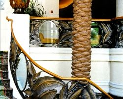 Loews Miami South Beach Hotel Main Lobby stairway railing