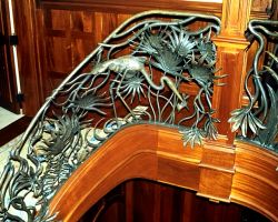 Sea Pines Hilton Head Island, SC Private Residence Grand Staircase Railing