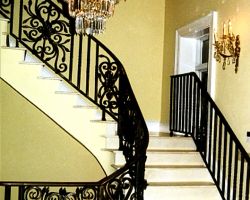 Grand Staircase Railing Private Residence on Amelia Island, FL