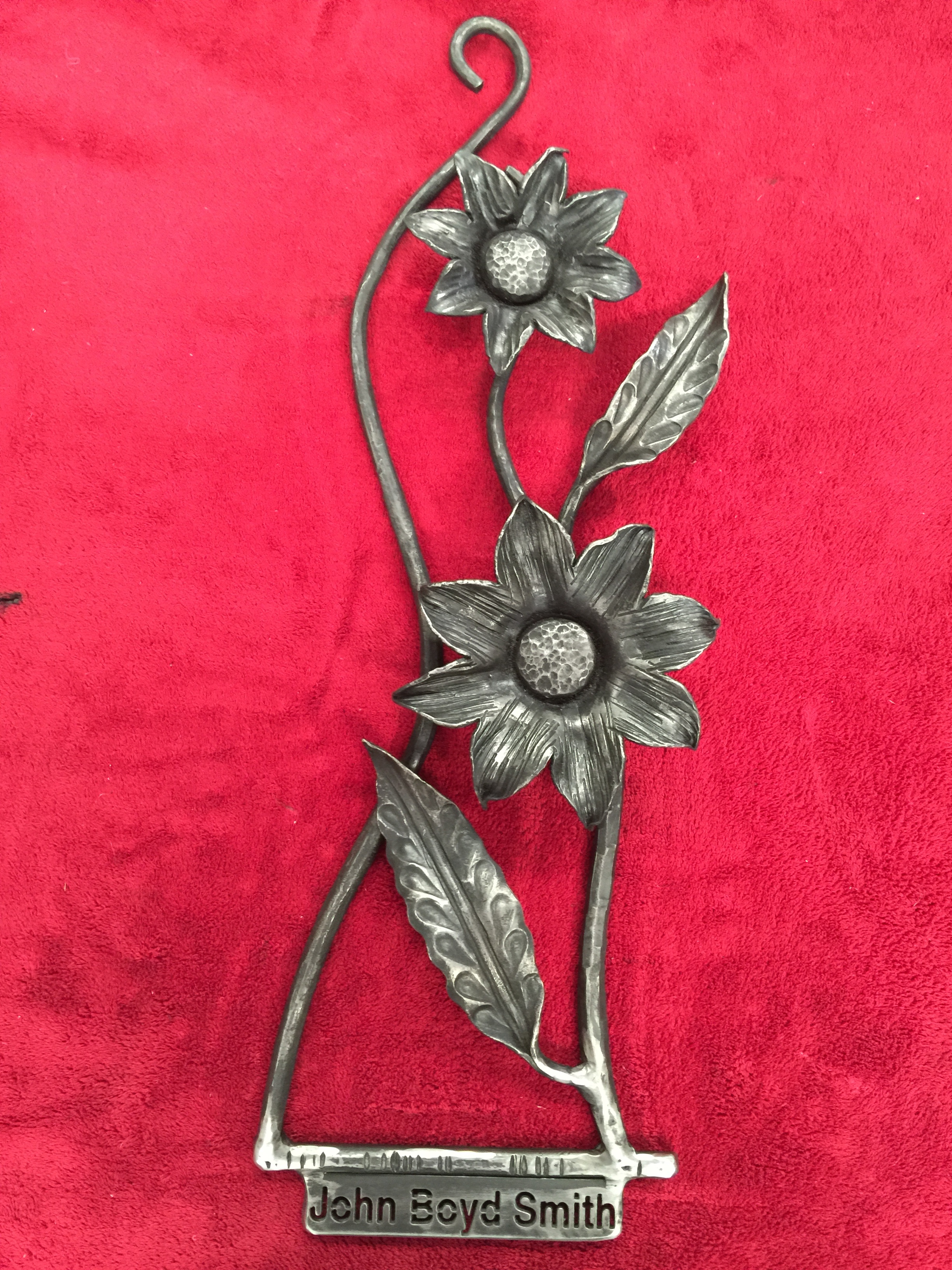 Hand Forged Wrought Iron Daisy Flower